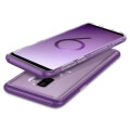 spigen neo hybrid crystal back cover case for samsung galaxy s9 plus lilac purple extra photo 2