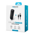 forever m02 usb car charger 1a micro usb cable extra photo 2
