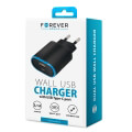 forever tc 03 wall charger with port usb type c black extra photo 1