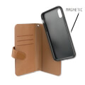 4smarts ultimag flip wallet car case for iphone x cognac black extra photo 2