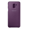 samsung flip wallet cover case ef wj600ce for galaxy j6 2018 j600 purple extra photo 3