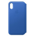 apple mrge2 iphone x xs leather folio book case electric blue extra photo 3
