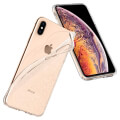 spigen liquid crystal glitter back cover case for apple iphone xs max clear quartz extra photo 3