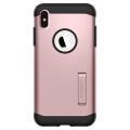 spigen slim armor back cover case stand for apple iphone xs max rose gold extra photo 1
