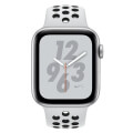 apple watch 4 nike mu6h2 40mm gps silver aluminum case with pure platinum black nike sport band extra photo 1