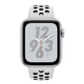 apple watch 4 nike mu6k2 44mm gps silver aluminum case with pure platinum black nike sport band extra photo 1