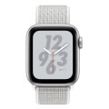 apple watch 4 nike mu7f2 40mm gps silver aluminum case with white nike sport loop extra photo 1