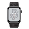 apple watch 4 nike mu7j2 44mm gps space grey aluminium case with black nike sport loop extra photo 1