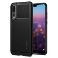 spigen marked armor back cover case for huawei p20 pro black extra photo 1