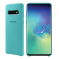 samsung galaxy s10 silicone cover ef pg973tg green extra photo 1