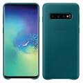 samsung galaxy s10 leather cover ef vg973lg green extra photo 1