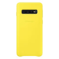 samsung galaxy s10 leather cover ef vg973ly yellow extra photo 1