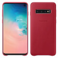 samsung galaxy s10 leather cover ef vg973lr red extra photo 1