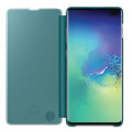samsung galaxy s10 plus clear view cover ef zg975cg green extra photo 1