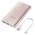 samsung galaxy s10 ulc battery pack micro usb eb p1100bp 10000mah pink extra photo 1