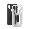 forcell phantom back cover case stand for apple iphone xs 58 silver extra photo 1