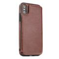 forcell wallet flip case for huawei p20 lite brown extra photo 1