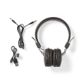 nedis hpbt1100bk wireless bluetooth on ear headset foldable black extra photo 4