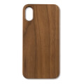4smarts clip on cover trendline wood for apple iphone xs x walnut extra photo 1