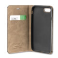 4smarts flip case trendline genuine leather with soft cover for apple iphone 8 7 black extra photo 2