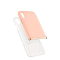 spigen la manon jupe back cover case for apple iphone xr milk peach extra photo 1