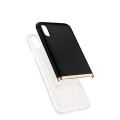 spigen la manon jupe back cover case for apple iphone xr milk black extra photo 1