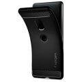 spigen rugged armor back cover case for sony xperia xz3 black extra photo 2
