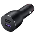 huawei 55030349 car super charger cp37 4a 2x usb usb type c black extra photo 2