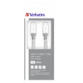 verbatim 48867 usb c m m 31 gen 2 sync charge cable 03m silver extra photo 2