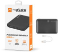 extreme media npb 1416 compact 2x usb a 1x usb c powerbank 5000mah black extra photo 1