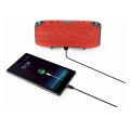 gembird spk bt 06 r portable bluetooth speaker with powerbank function red extra photo 2