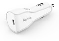 hama 183223 pd car charger usb type c port 3a 27w white extra photo 1