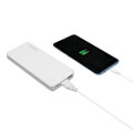 logilink pa0190 mobile power bank 10000mah 2x usb white extra photo 3