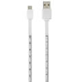 hama 12328 usb c cable with measuring tape imprint 1m white extra photo 1
