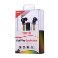 maxell flatwire rasta earphones with microphone extra photo 1