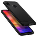 spigen rugged back cover case armor for xiaomi redmi note 7 black extra photo 1