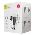 baseus car mount gravity gravity silver extra photo 4