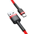 baseus cable cafule type c 3a 1m red extra photo 1