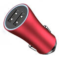 baseus universal car charger golden contactor red extra photo 2
