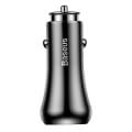 baseus universal car charger gentry qc 30 black extra photo 1