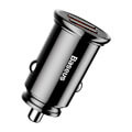 baseus universal car charger dual qc 30 30w black extra photo 3