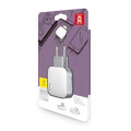 baseus universal wall charger letour 2x usb white grey extra photo 2