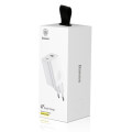 baseus universal wall charger qc 30 usb 24w white extra photo 2