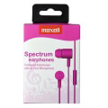 maxell spectrum in ear handsfree pink extra photo 1