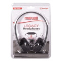 maxell hp360 legacy headphones with mic black extra photo 1