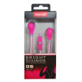 maxell bright sounds in ear handsfree earphones pink extra photo 1