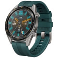 huawei watch gt active silver with dark green strap extra photo 3