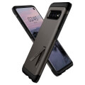 spigen tough armor back cover case stand for samsung galaxy s10 grey extra photo 2