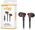 ugo usl 1244 bass boost stereo earphones with mic black extra photo 1