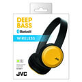 jvc ha s30bt wireless bluetooth headphones with built in microphone yellow extra photo 1